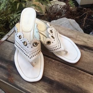 Miu Miu Leather Sandals